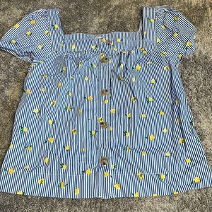 J. Crew Striped Short Sleeve Size Small NWOT